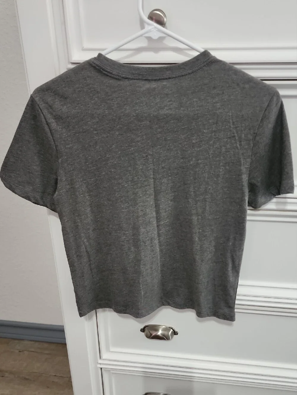 Old Navy Heather Charcoal Graphic Crewneck Tee